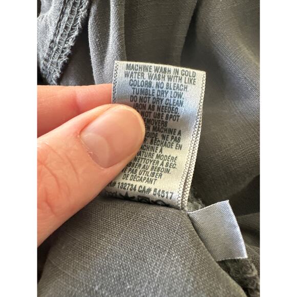 BELLA DAHL  button front raglan jumpsuit Dark Espresso Size Large NWT - Picture 13 of 14